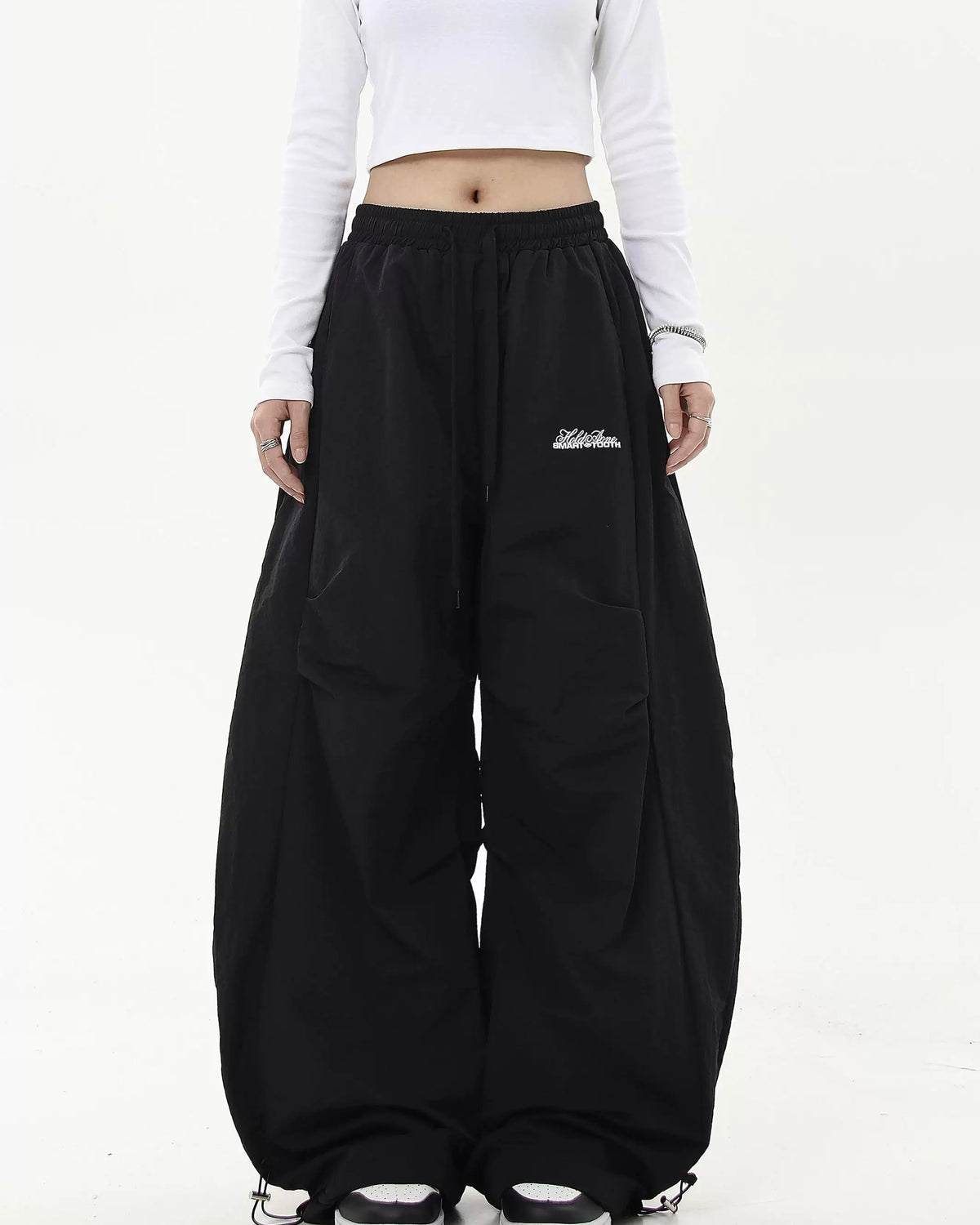 復古簡約寬鬆休閑褲