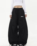 復古簡約寬鬆休閑褲