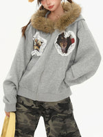 可愛小狗連帽外套