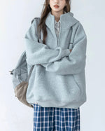 復古立領連帽外套