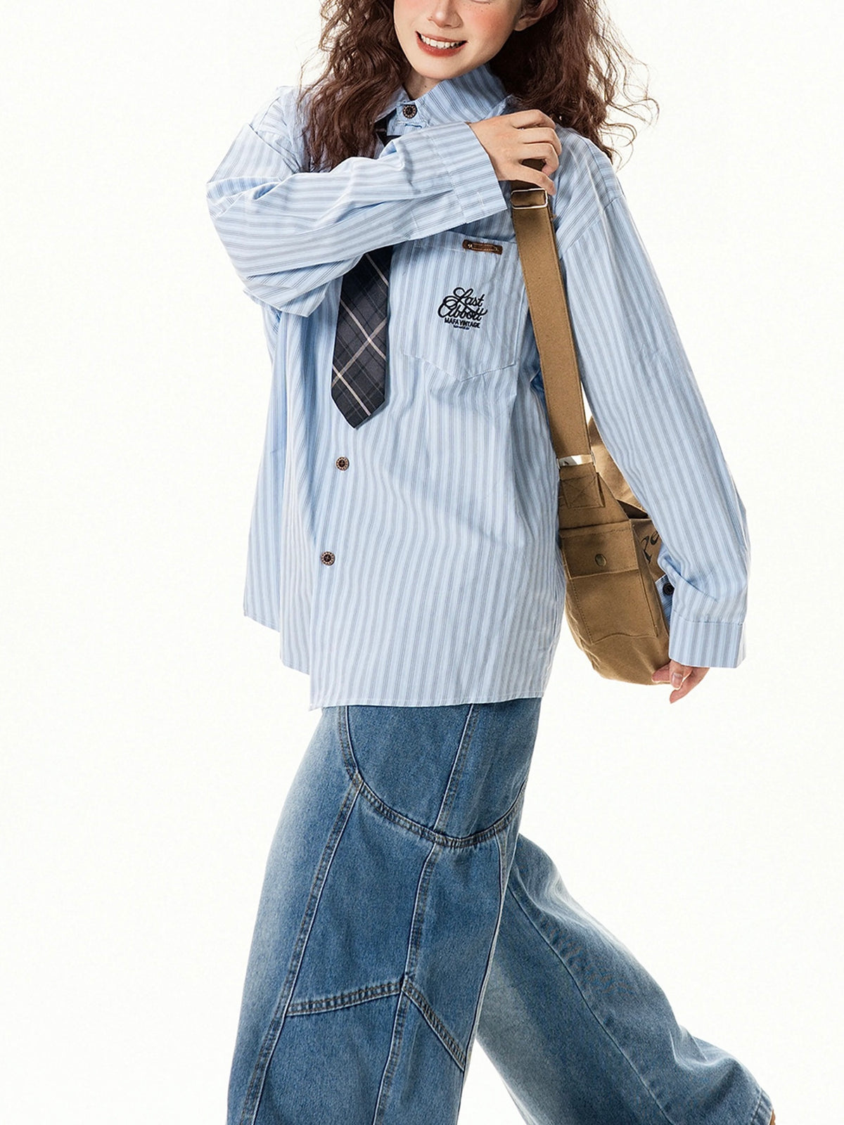 vintage striped long sleeve shirt 