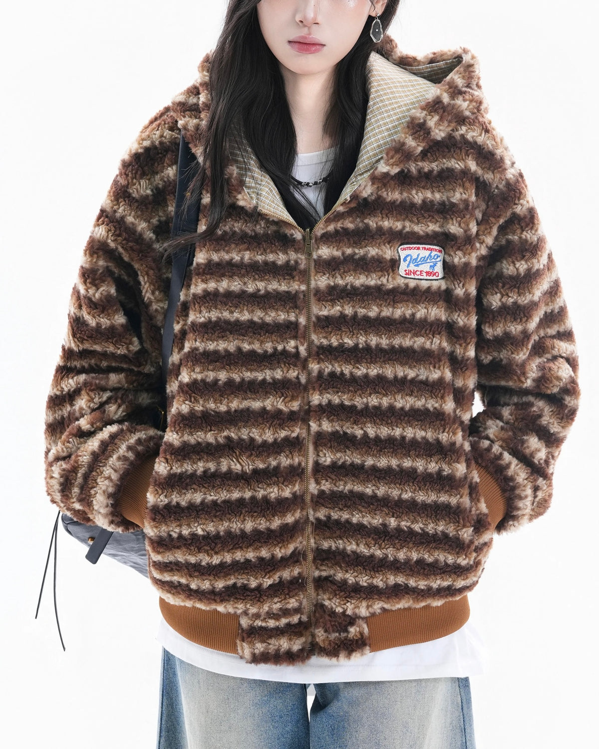 雙面穿加絨外套