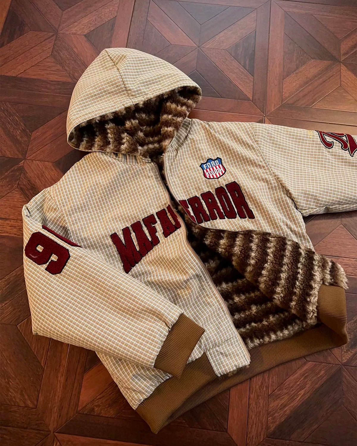 雙面穿加絨外套