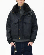 Simple and versatile lapel cotton coat