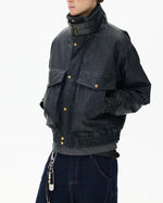 Simple and versatile lapel cotton coat