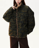 Casual camouflage cotton jacket