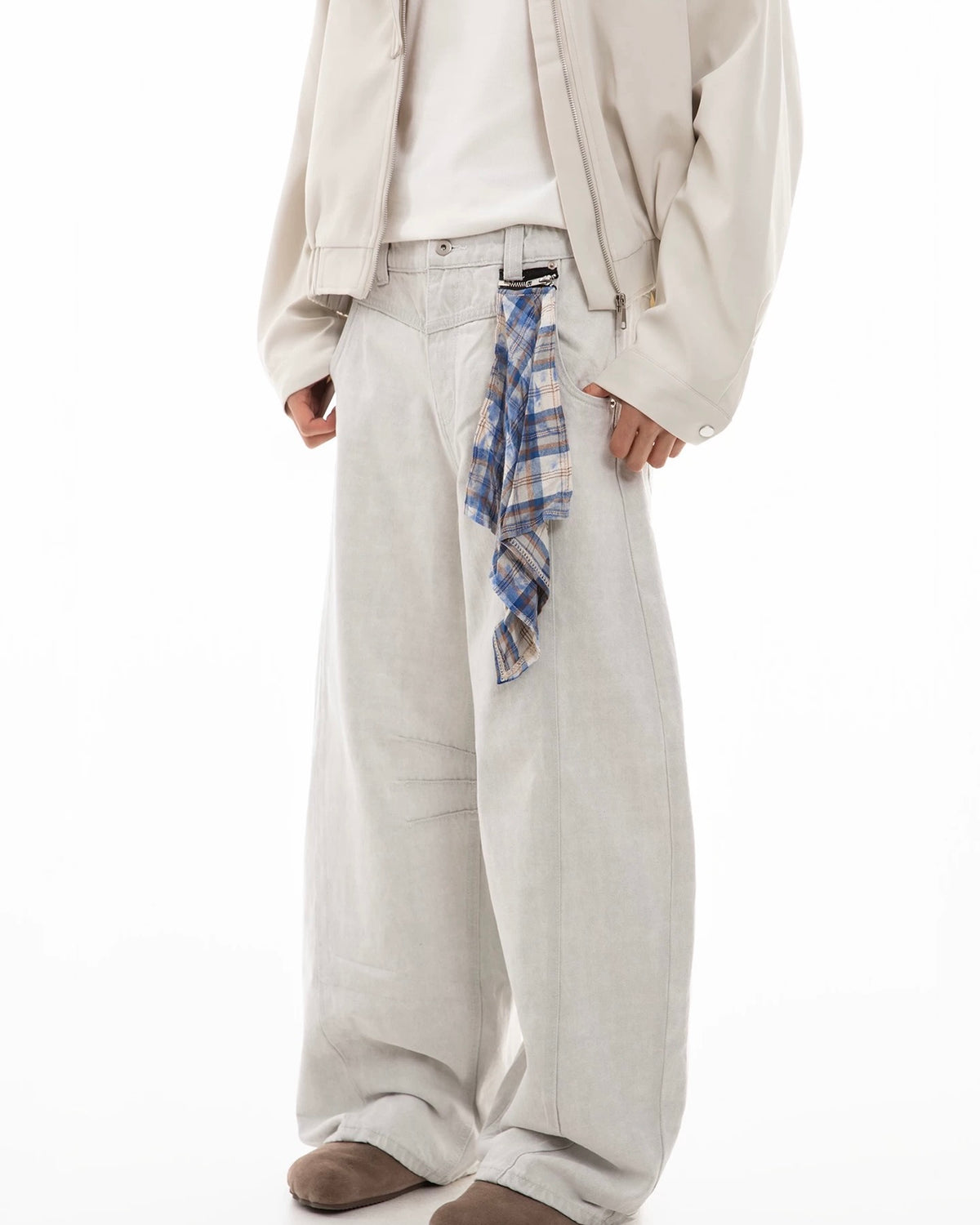 水洗做舊牛仔褲