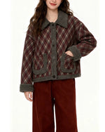 램스울 패치워크 코트