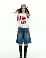 오프숄더 하이엔드 스웨터