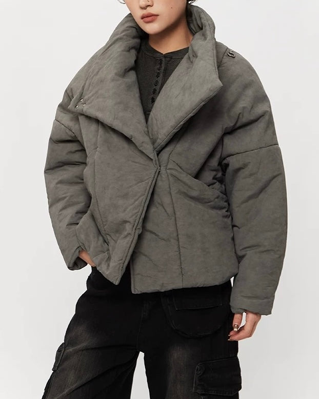 Stand-up collar warm coat