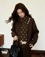 Loose and sweet knitwear