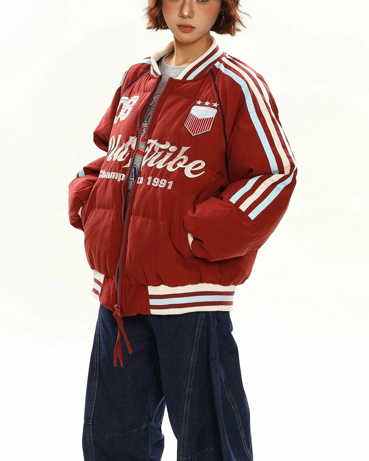 刺綉字母百搭外套