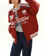 刺綉字母百搭外套