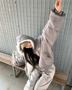 Reversible cotton-padded jacket