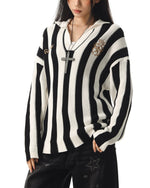 Simple and versatile collared sweater