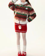 Retro cotton-padded jacket