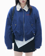 Retro-style knitted cotton coat (women's)