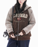 Leopard print casual cotton jacket