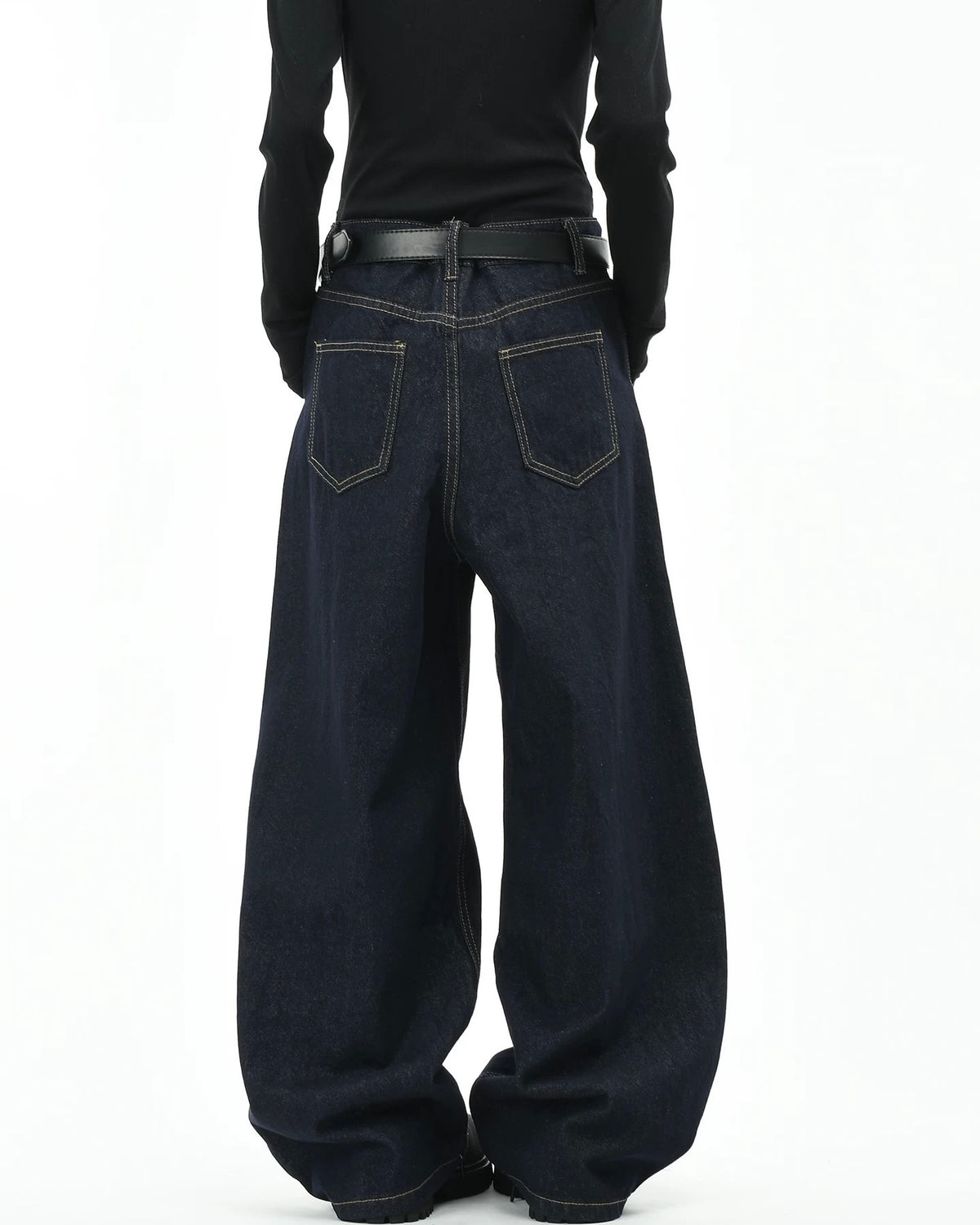 Retro patchwork jeans