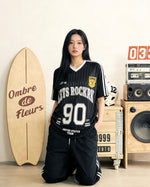 레트로 스포츠 루즈 반팔