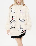 Fun Dalmatian Stand Collar Jacket