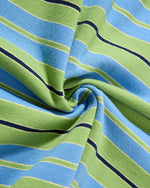 Color-blocked faux two-piece long-sleeved top