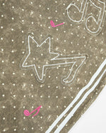 休閑波點牛仔褲