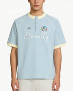 復古撞色小狗短袖