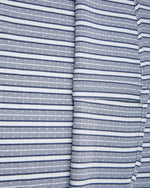 撞色條紋短袖襯衫