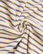 復古撞色條紋短袖