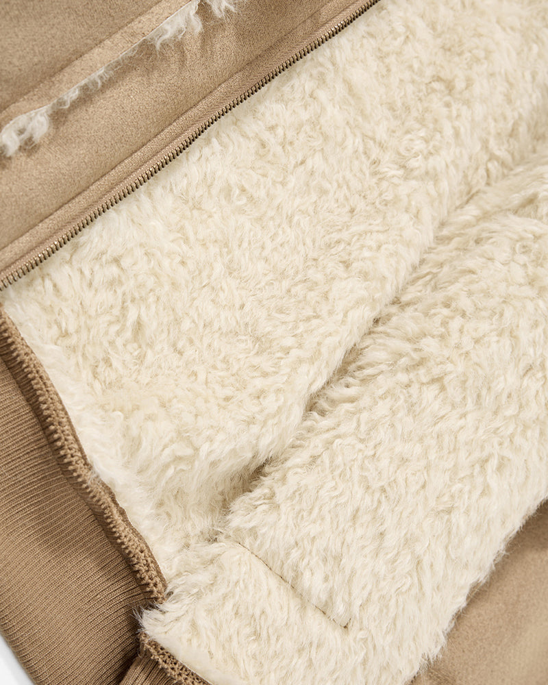 Retro letter embroidered jacket