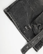 Distressed ripped shorts