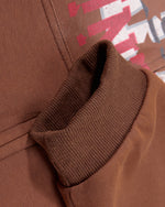 Gradient distressed casual jacket