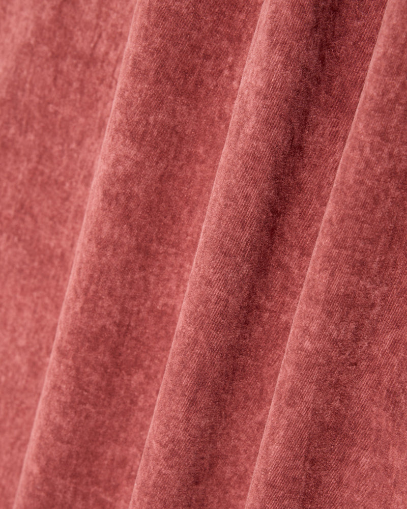 做舊拼接短袖襯衫