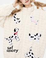 Fun Dalmatian Stand Collar Jacket