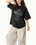 워시드 디스트레스드 반팔