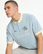 復古撞色小狗短袖