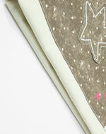 休閑波點牛仔褲