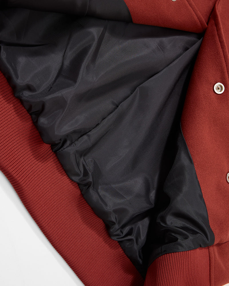 자수 컬러블록 재킷