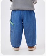 卡通立體牛仔褲