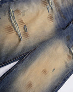 ripped distressed jeans