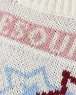 Lazy style crew neck sweater