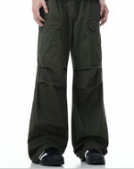 Multi-pocket casual trousers