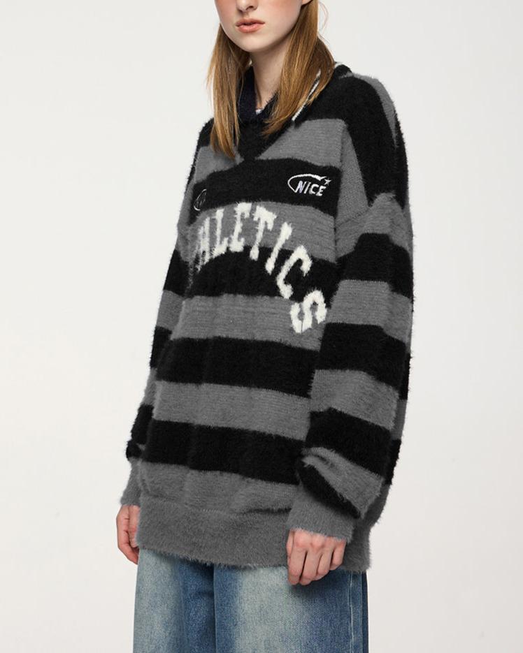 retro striped sweater