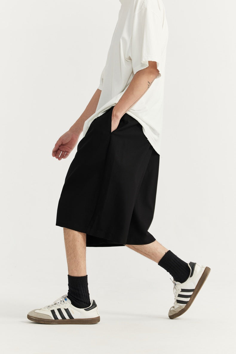 Casual simple loose trousers