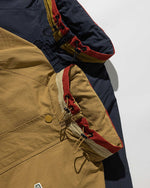 Color-blocked short jacket