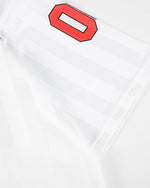 v領運動條紋短袖