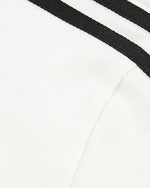 Simple color block round neck short sleeves