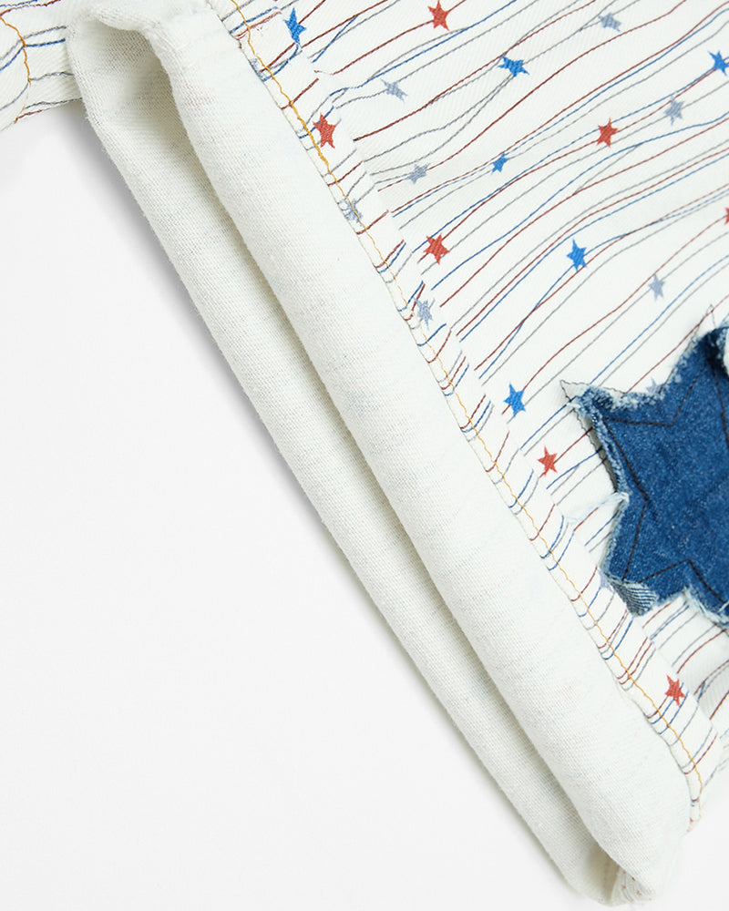 復古條紋休閑褲