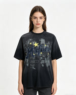 Casual Embroidered Sports Short-Sleeve